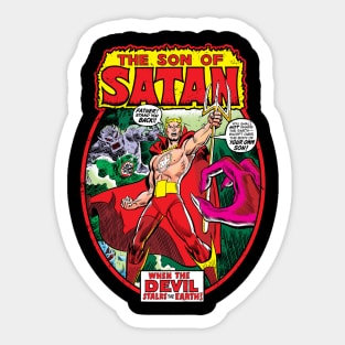 Son of Satan (Black Print) Sticker